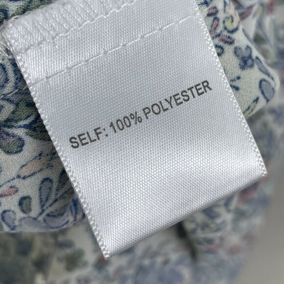 Rose+Olive Womens 3X Floral Print V-Neck Blouse 100% Polyester Made In China - Picture 5 of 10